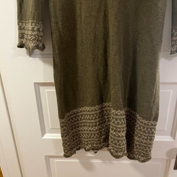 The Territory Ahead sweater dress medium olive green - Picture 2 of 7